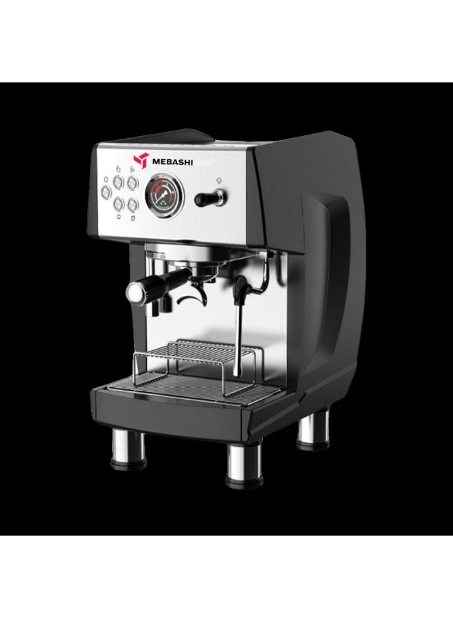 MEBASHI JAPAN Commercial Coffee Machine, 20 Bar, 3.8L Tank, Black and Stainless Steel, (ME-CCM2065), 3550 W